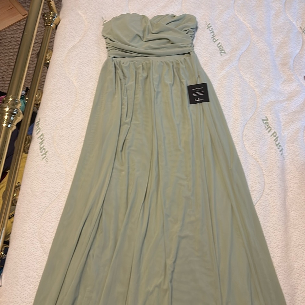 Lulus NWT Strapless Full Length Dress - Picture 2 of 11